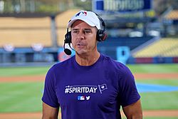 Billy Bean Spirit Day 2016-10-20 at Dodger Stadium 3.jpg