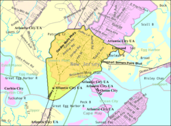 Census Bureau map of Somers Point, New Jersey