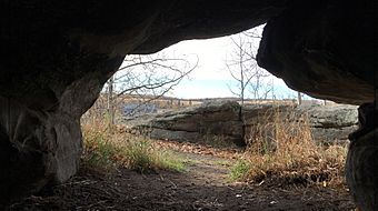 Charlie Lake Cave inside