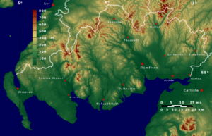 Dumfries and Galloway topo