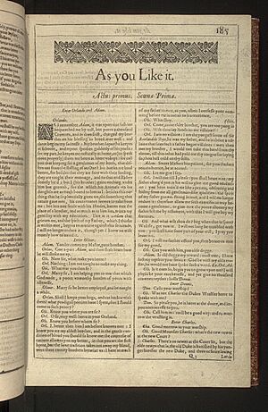 First Folio, Shakespeare - 0203