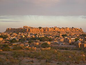 Fort Jaisalmer at sunset