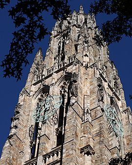 Harkness Tower, high contrast