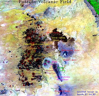 LANDSAT Potrillo Volcanic Field