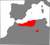 Macroprotodon abubakeri range Map.png