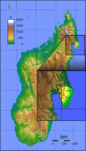 Masoala park madagascar map