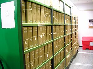 National archives shelving