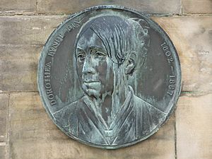 Plaque to Dorothea Lynde Dix at the Royal Edinburgh Hospital