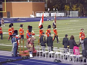 Presentation of Colours March Past RRC