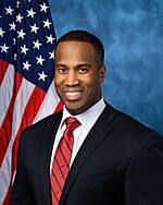 Rep. John James official photo, 118th Congress.jpg