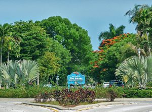 Entrance to The Roads neighborhood