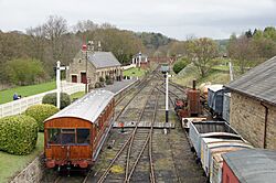 Town railway, Beamish Museum, 11 April 2012