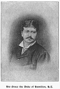 William Alexander Louis Stephen Douglas-Hamilton, 12th Duke of Hamilton - Suffolk Celebrities 1893