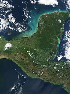 Yucatan peninsula 250m