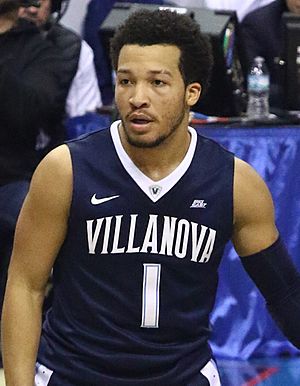 20170213 Villanova-Depaul Jalen Brunson in the front court (cropped).jpg