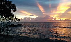 Atardecer en Callos Miskitos