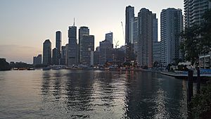 Brisbane from Howard Smith Wharves