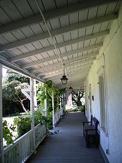 Centinela Adobe, Front Porch