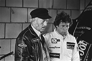 Chapman and Andretti at 1978 Dutch Grand Prix