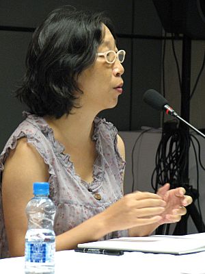 Chen Danyan at Shanghai Book Fair 2008