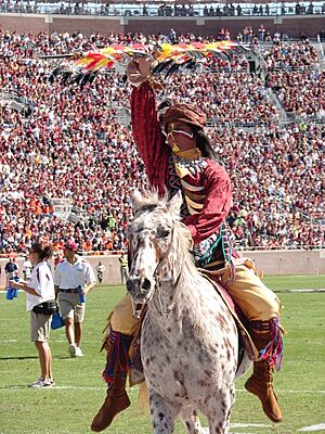 Chief Osceola on Renegade FSU