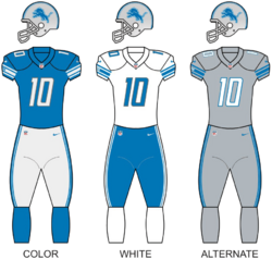 Detroit lions unif17