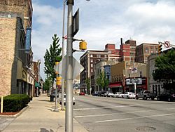 Main Street in downtown Elkhart