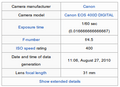 En exif data