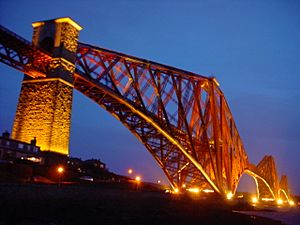 Forth bridge evening