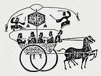 Han dynasty odometer cart