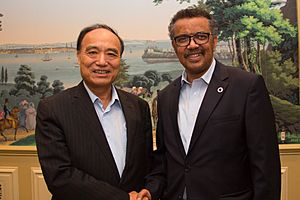 Houlin Zhao with Dr Tedros Adhanom Ghebreyesus - 2017 (36433272494)