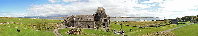 Iona Abbey. Panorama