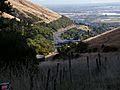 Lyttelton Tunnel portal from Bridle Path