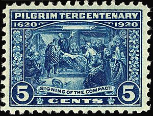 Mayflower compact 1920 U.S. stamp.1