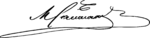 Mikhail Saltykov-Shchedrin Signature.svg