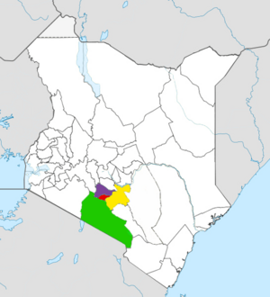 Nairobi Metro location map