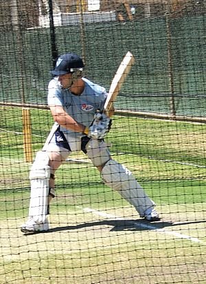 Phil Hughes batting