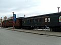 Rail Cars at The Forks in Winnipeg Manitoba