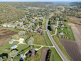 Minnesota State Highway 248 runs through town