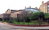 Exterior of St Michael and St George's church, looking south-west, c.2004.