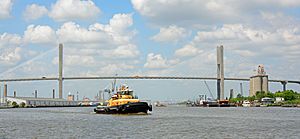 Talmadge Memorial Bridge Savannah. GA, US