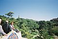 View from Park Güell Terrace