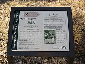 WerribeeGorgeInfoSign