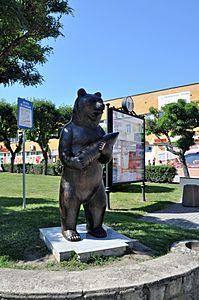 Wojtek monument in Żagań