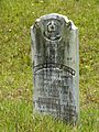 1877 Gravestone of Sergeant John Matthias Bevan, Army Service Corps, in St George's, Bermuda