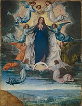 Ascension of the virgin Michel Sittow