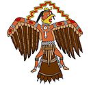 Chromesun mississippian birdman