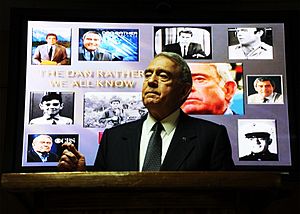 Dan Rather in Afghanistan-2011