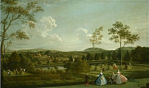 Edward Haytley's portrait of the Montagu Family at Sandleford Priory, Newtown, near Newbury, Berkshire, GB, circa 1744