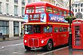 First London Routemaster RM1627 (627 DYE) heritage route 9 Trafalgar Square 23 April 2006